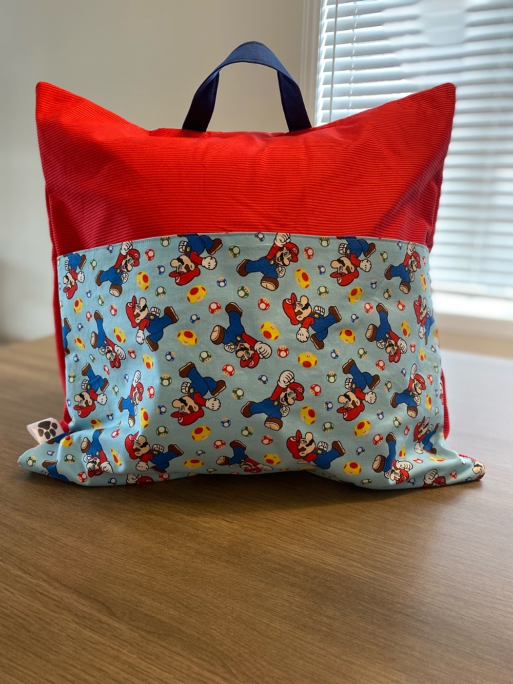 Super Mario Printed Handmade Reading Pillow